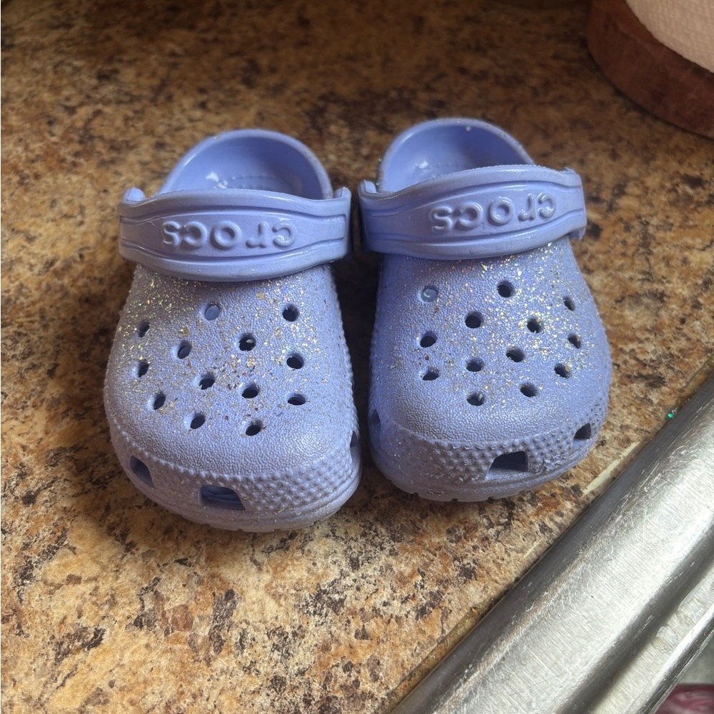 CROCS Purple Water Shoes with Signature Ventilation